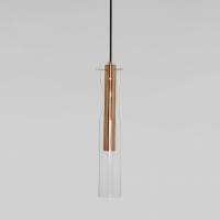 Подвесной светильник LED со стеклянным плафоном 50253/1 LED латунь Eurosvet Swan