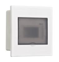 Dekraft Корпус пласт. навесной прозр. дв. 1 ряд 6 мод. IP41 ЩРН-П