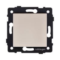 Выключатель 1-клавишный перекрестный 10А/250В, золотой Kollinger REA-S-006GD для Aspekt, Eleganz, Reflex