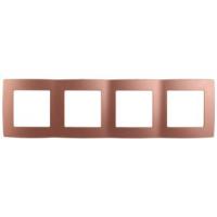 ЭРА 12-5004-14 Медь Рамка на 4 поста, 12