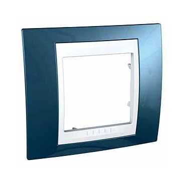 Schneider Electric Unica Хамелеон Голубой лед/Бел Рамка 1-ая