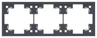 Трехместная рамка, базальт (35830 BT)