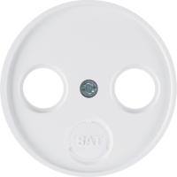 Berker R.1, R.3, R.8 Полярно-белый Центральная панель для антенной розетки, 2 и 3 отверстия