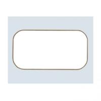 EKF PROxima Стокгольм Белый Линия шампань Рамка для розетки 2-ой