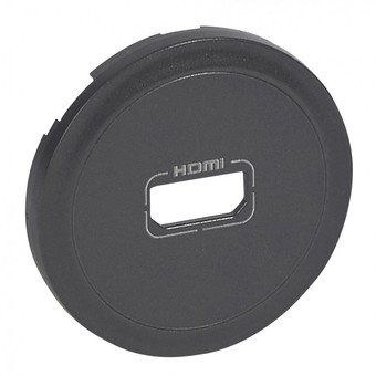 Legrand Celiane2 Графит Накладка розетки HDMI