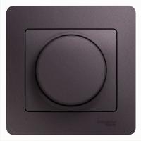 Systeme Electric Glossa Сиреневый туман Светорегулятор (диммер) поворотный, 300Вт (в сборе)