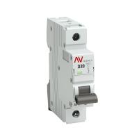 EKF Averes AV-6  Автоматический выключатель  (D) 1P 20А 6kA