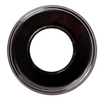 BIRONI Шедель Керамика Черный Рамка 1-ая (скрытый и накладной монтаж)