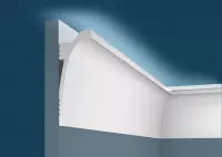 Карниз KX003, 120х45, 2000мм, Экополимер/13 Карниз KX003, 120х45, 2000мм, Экополимер/13