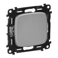 Legrand Valena ALLURE DIY Алюм Переключатель 1-клавишный 10А 250В