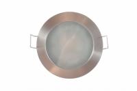 DK3012-AL Встраиваемый светильник влагозащ., IP 44, 50 Вт, GU10, серый, алюминий