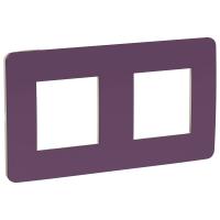 SE Unica Studio Лиловая/Бежевая Рамка 2-ная