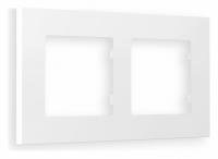 Рамка ALFA Qubi (Белый матовый) 2-ая AF250122