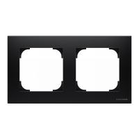 ABB SKY Чёрный бархат Рамка 2-постовая