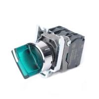 Systeme Electric Переключатель SB4 с подсветкой в сборе 22мм 3поз зел с фикс металл 24В DC 1НО+1НЗ