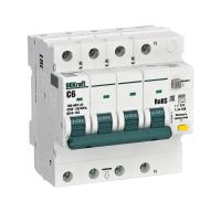 DEKraft Автоматические выключатели дифференциального тока 3P+N 6А 100мА AC х-ка C ДИФ-103 6кА нов.