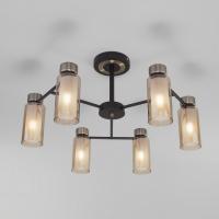 Потолочная люстра в стиле лофт 70115/6 черный Eurosvet Amado