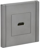 IEK FORTE&PIANO Сталь Розетка HDMI FP540