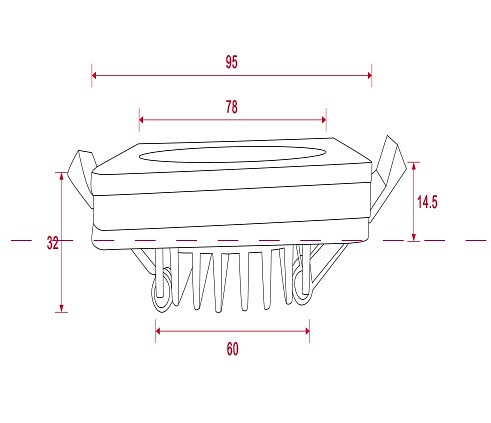 Встраиваемый светильник DL303-L12W Maytoni Phanton