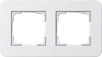 Gira E3 Белый глянцевый Рамка 2-ая