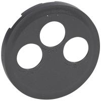 Legrand Celiane2 Графит Накладка роз.TV-FM-SAT