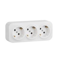 Legrand Quteo Белый Розетка 3-я с/з с шт