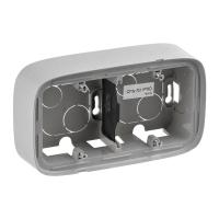 Legrand Valena ALLURE Алюм Коробка для накладного монтажа 2-ая