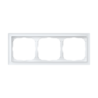 Systeme Electric ArtGallery Pure Органическое стекло Белый Рамка 3-ая