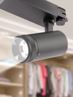 ЭРА Трековый светильник трёхфазный STR-30-99-40K-B30 регулируемый луч 4000K черный