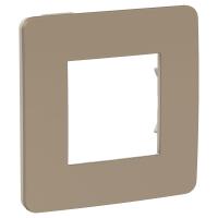 SE Unica Studio Песочная/Бежевая Рамка 1-ная