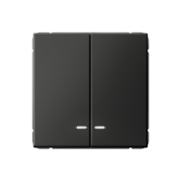 Systeme Electric ArtGallery Базальт Выключатель 2-клавишный с подсветкой, сх.5а, 10АХ, механизм, быстрозажим. клем. Systeme Electric ArtGallery Базальт Выключатель 2-клавишный с подсветкой, сх.5а, 10АХ, механизм, быстрозажим. клем.