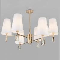 Потолочная люстра в классическом стиле 60137/6 золото Eurosvet Milazzo