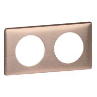 Legrand Celiane2 Медь Рамка 2-я (2+2 мод)