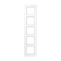 JUNG A550 Белый Рамка 5-ая для вертикальной и горизонтальной установки