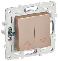 IEK SKANDY Песочный Выключатель жалюзи 10А SK-V12Sa