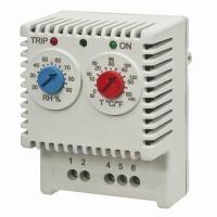 DKC Гигротерм электронный, 230 В, регулировка температуры 0…+60°C, регулировка влажности 20…90%, переключающий контакт