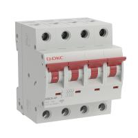 DKC Автоматический выключатель модульный YON max типа MD63S, 4,5кА, 4 полюса, хар-ка D, 4А