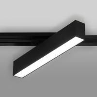 Трековый светодиодный светильник для однофазного шинопровода X-Line10W 4200K черный матовый X-Line черный матовый 10W 4200K (LTB53) однофа Elektrostandard X-Line a052442