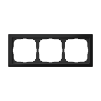 Systeme Electric ArtGallery Pure Матовое органическое стекло Черный Рамка 3-ая