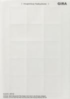 Gira Пленка для нанесения надписей к светодиодному указателю для ориентации