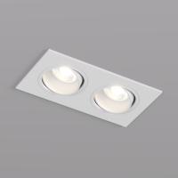 DK3072-WH Встраиваемый светильник, IP 20, 10 Вт, GU5.3, LED, белый/белый, пластик
