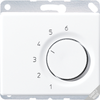 JUNG Комнатный термостат, чёрный