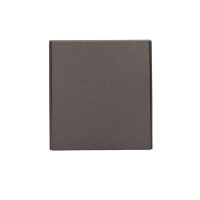 KRANZ Выключатель STRONG 1 кл возвратный 10А с/у графит