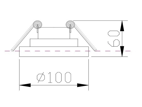 Встраиваемый светильник DL035-2-L6W Maytoni Planet