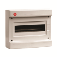 DKC Щиток настен.без двер.18мод.,IP40,сер.,с усил. клем.блок.1х87318