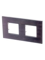 ABB NIE Zenit Венге Рамка 2-я 2+2 мод