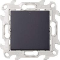 Simon 24 Harmonie Кнопочный выключатель с подсветкой 10A 250В~ цвета графит Simon 24 Harmonie Кнопочный выключатель с подсветкой 10A 250В~ цвета графит