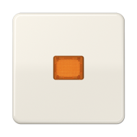 JUNG CD 500/CD plus Бежевая Клавиша 1-ая с/п с оранжевой линзой