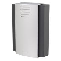 Zamel Звонок "ЛАРГО", проводной, эл.-механич., 220 В, серебристый+антрацит, 85 дБ