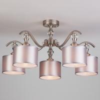 Потолочная люстра 60070/5 сатин-никель Eurosvet Ofelia Потолочная люстра 60070/5 сатин-никель Eurosvet Ofelia